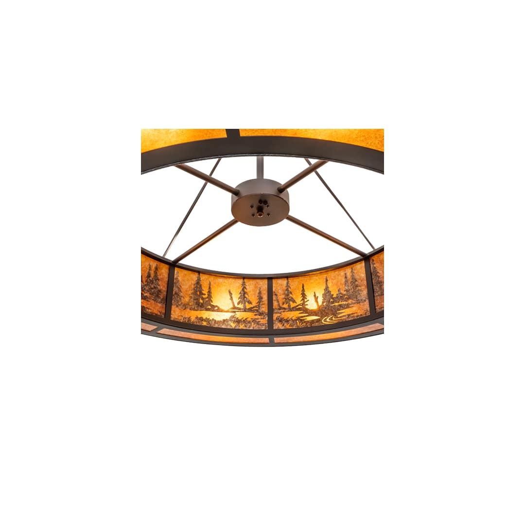 8 Light 62" Wide Pendant