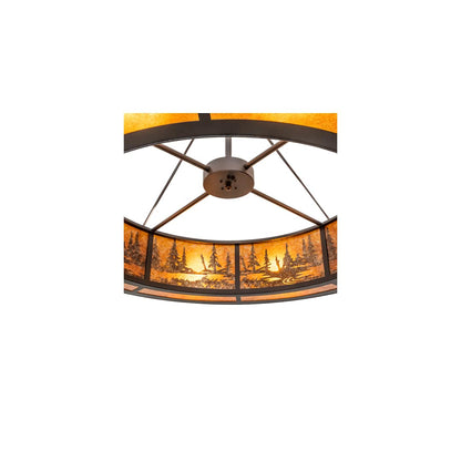 8 Light 62" Wide Pendant