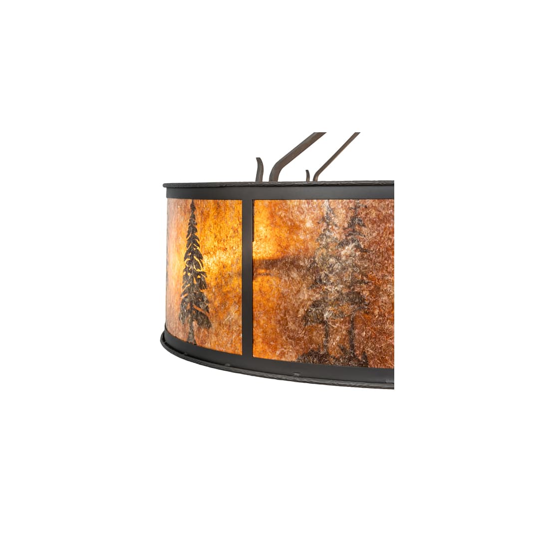 8 Light 62" Wide Pendant