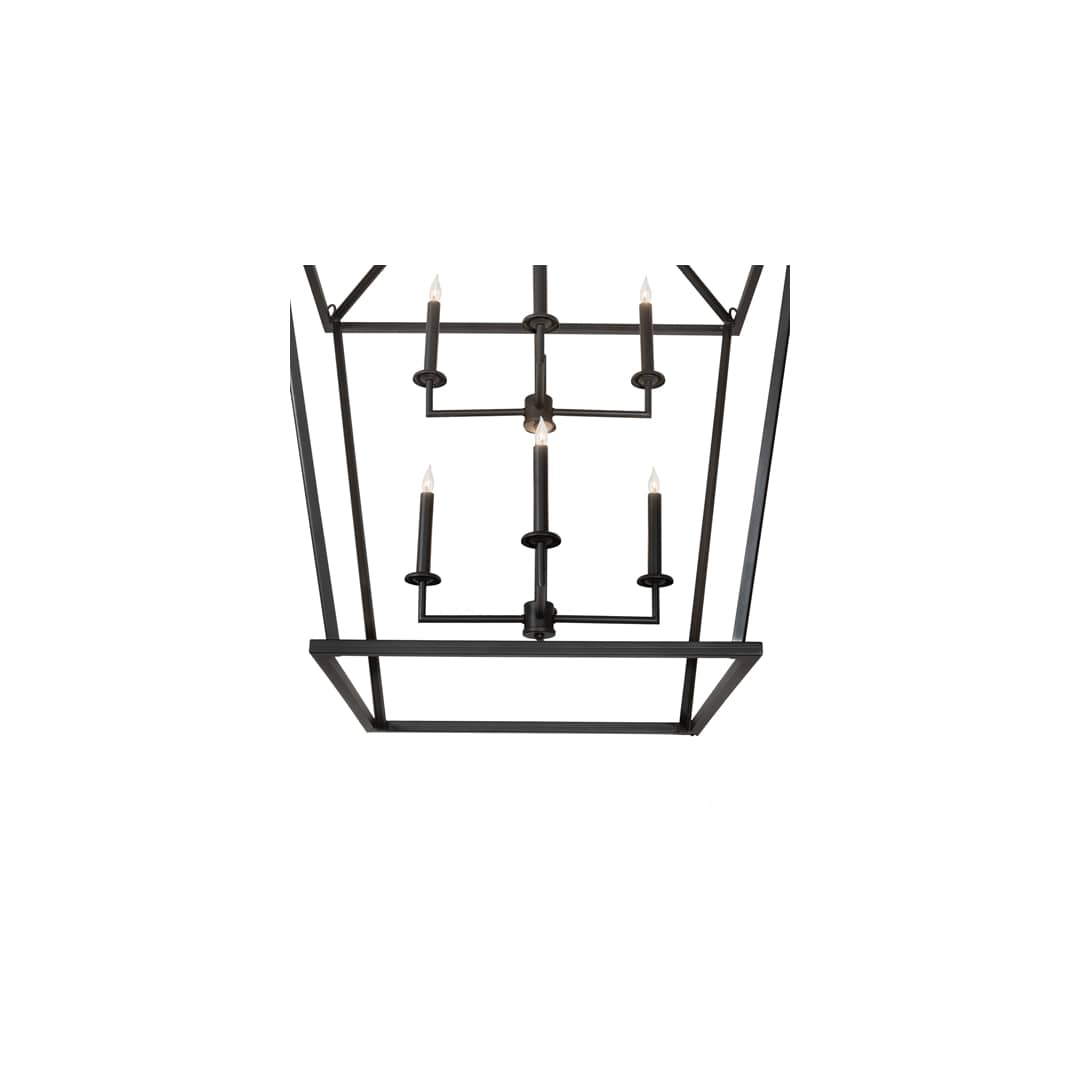 8 Light 51" Wide Taper Candle Pendant