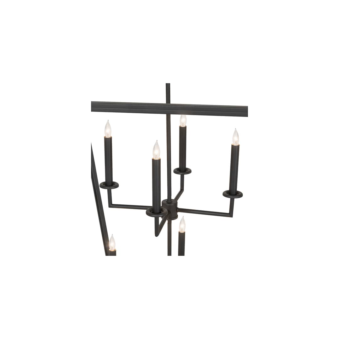 8 Light 51" Wide Taper Candle Pendant