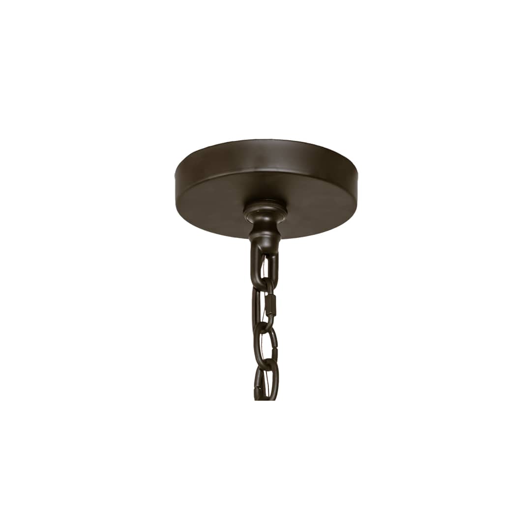 10 Light 33" Wide Taper Candle Pendant