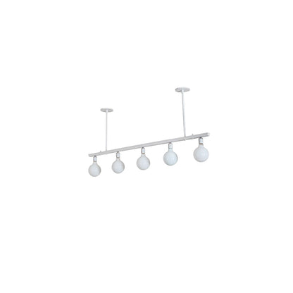 5 Light 54" Wide Linear Pendant