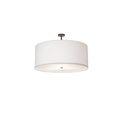 Cilindro 3 Light 36" Wide Semi-Flush Drum Ceiling Fixture - Oil Rubbed Bronze Finish