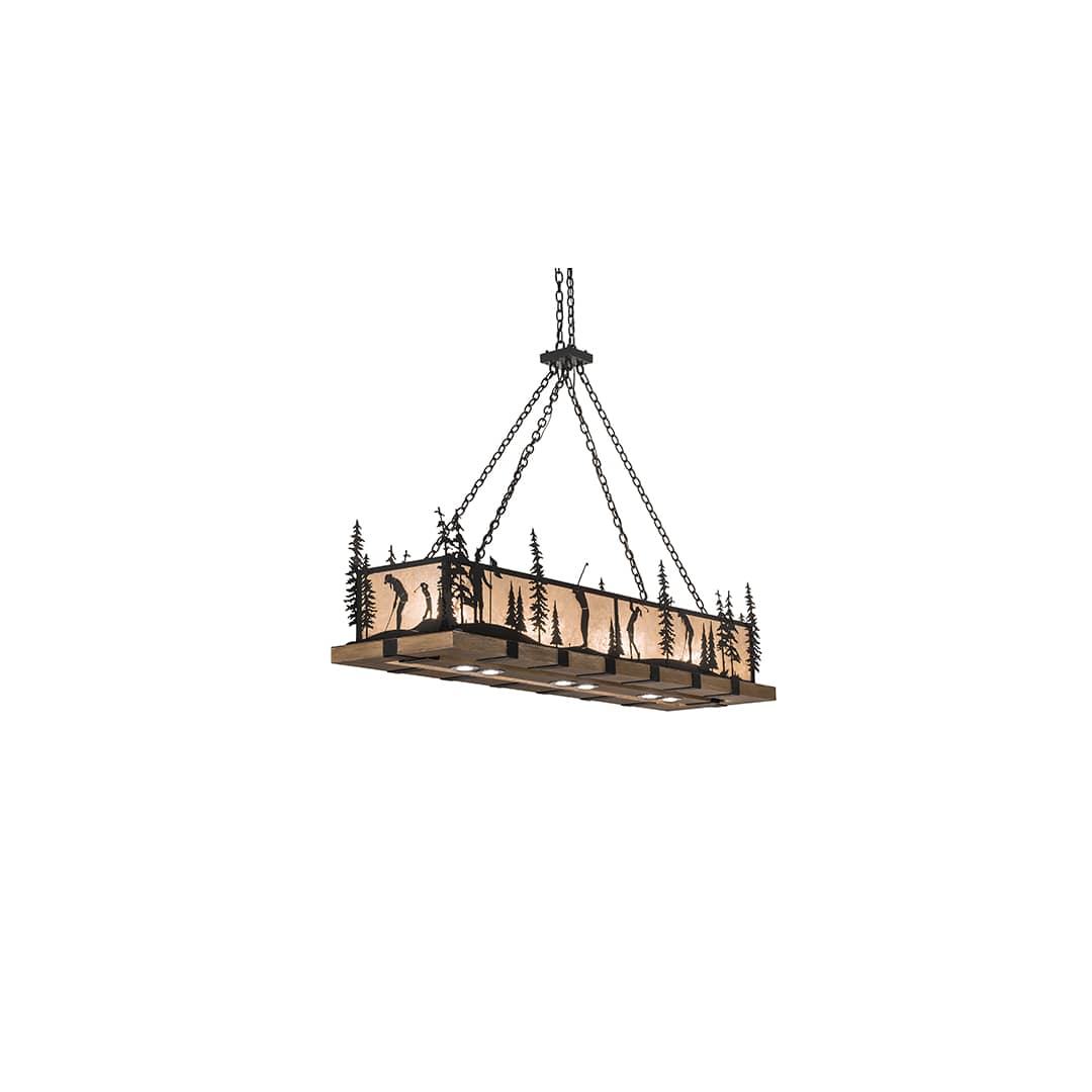 4 Light 72" Wide Linear Pendant