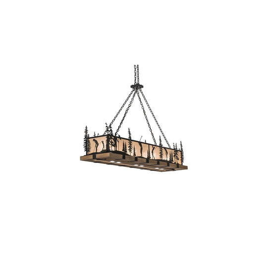 4 Light 72" Wide Linear Pendant