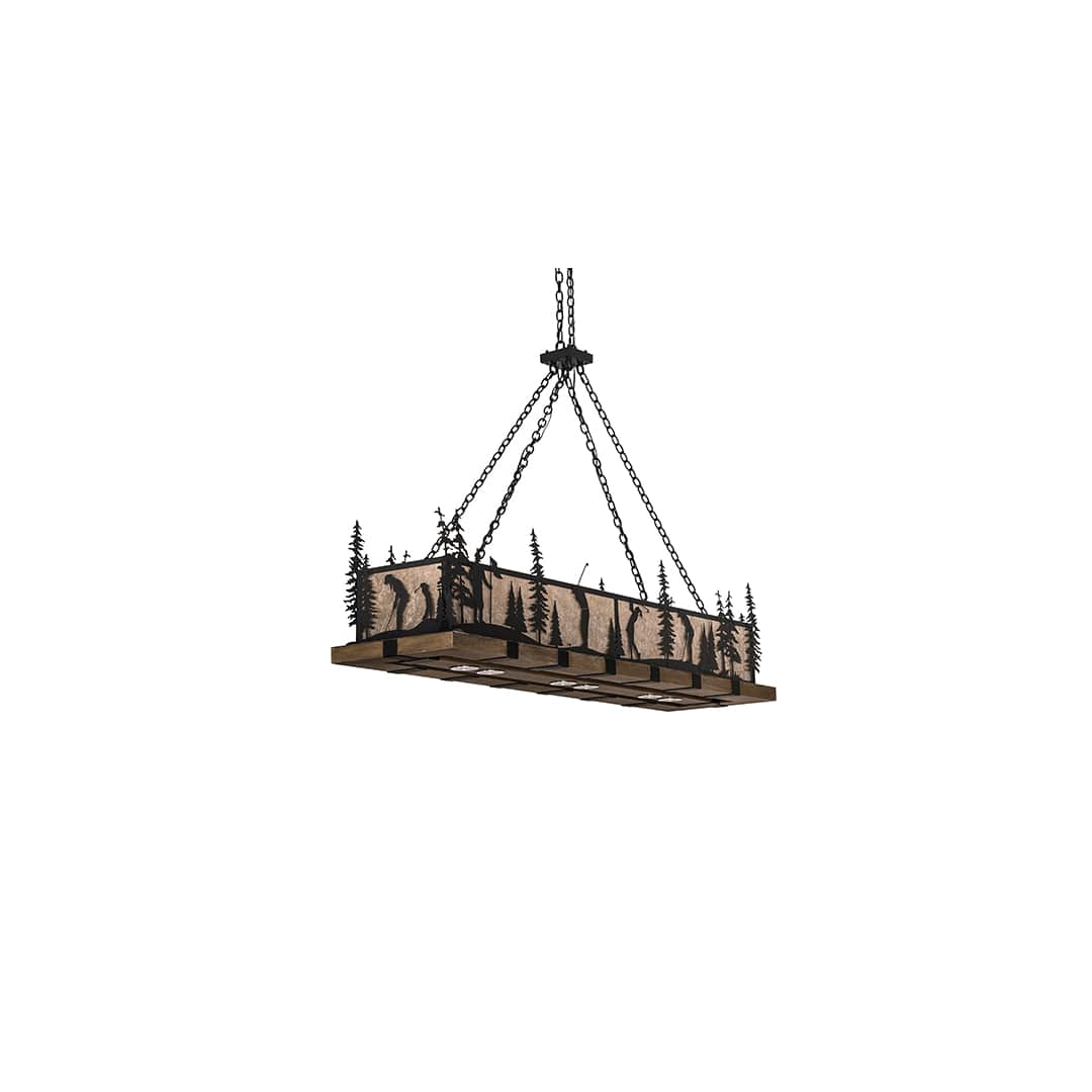 4 Light 72" Wide Linear Pendant