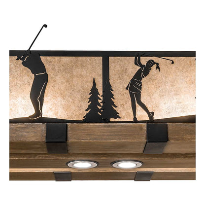 4 Light 72" Wide Linear Pendant