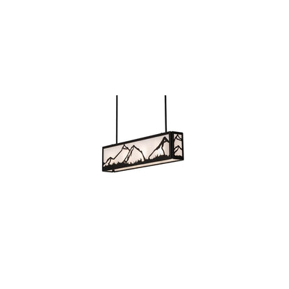 4 Light 34" Wide Linear Pendant