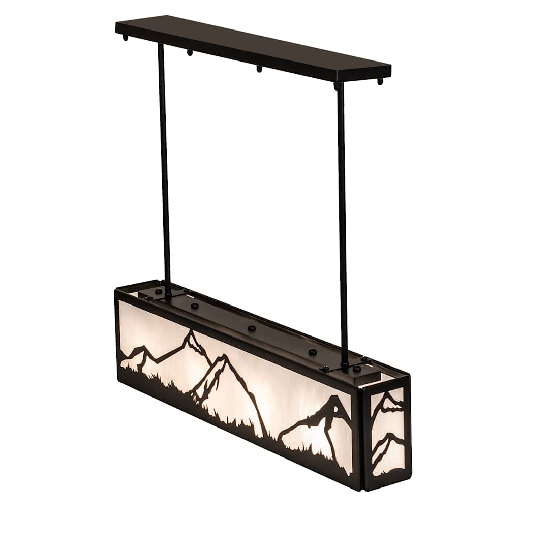 4 Light 34" Wide Linear Pendant