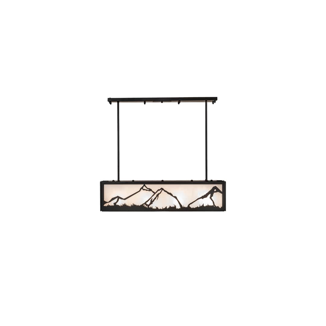 4 Light 34" Wide Linear Pendant