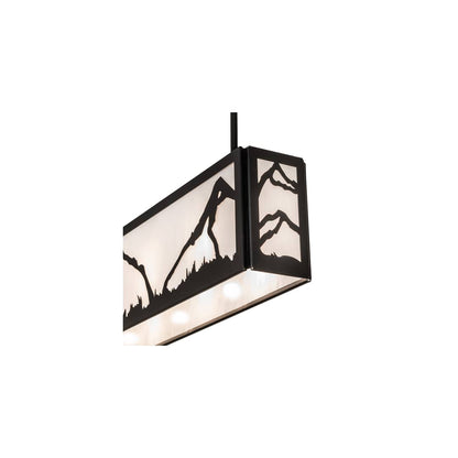 4 Light 34" Wide Linear Pendant