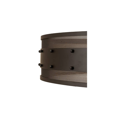 Nolan 3 Light 30" Wide Semi-Flush Drum Ceiling Fixture