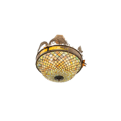 Catch of the Day 4 Light 30" Wide Semi-Flush Bowl Ceiling Fixture