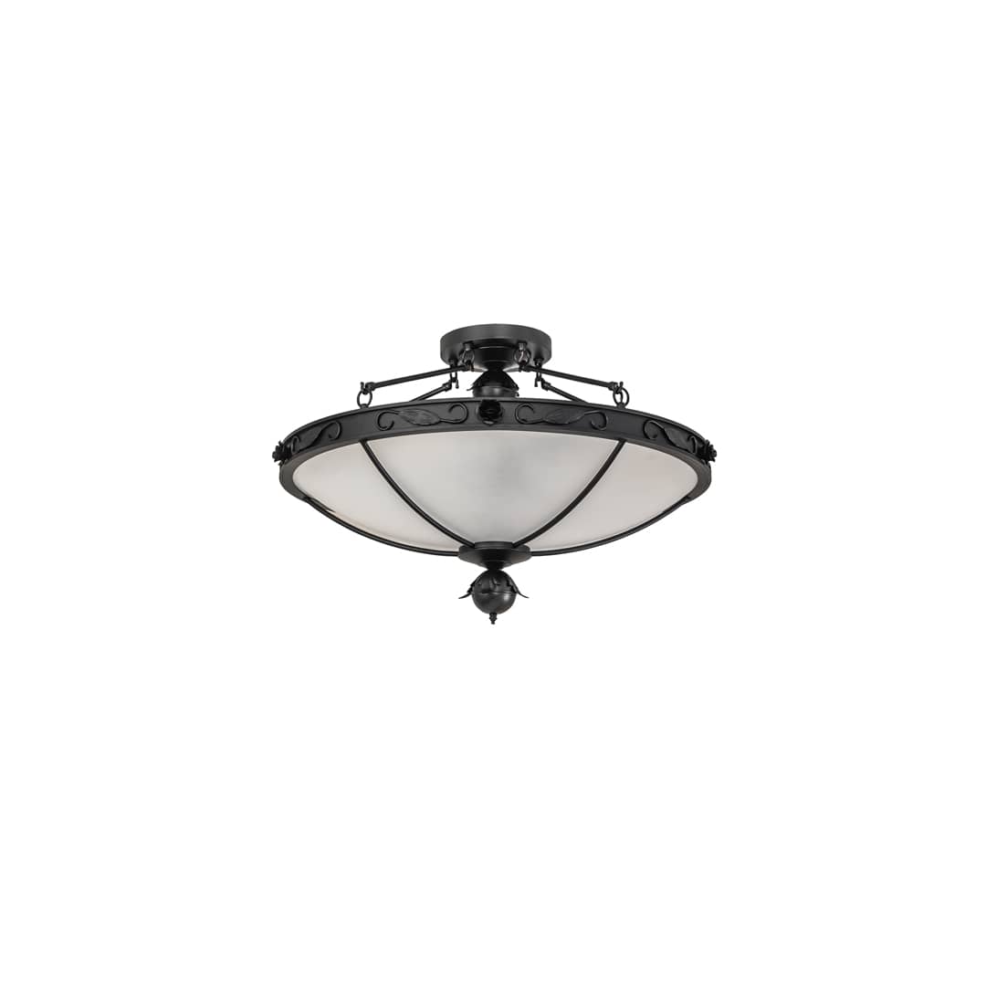 Arabesque 5 Light 32" Wide Semi-Flush Bowl Ceiling Fixture