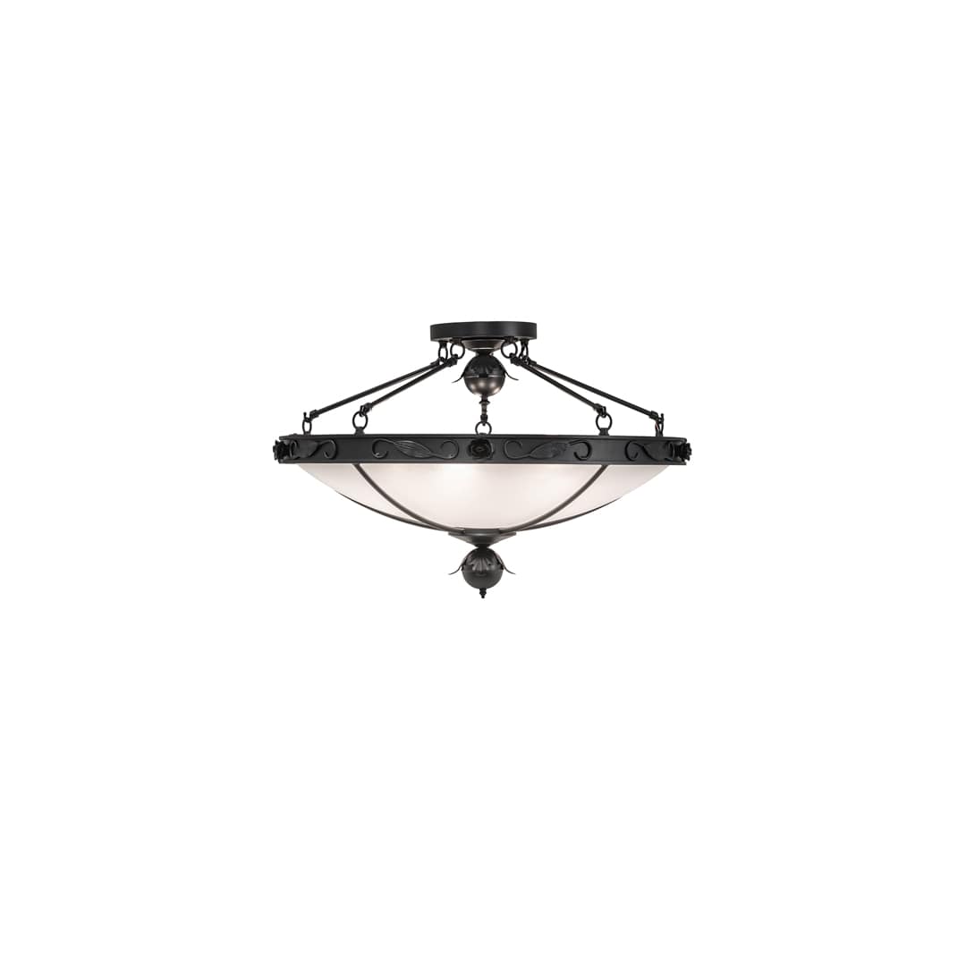 Arabesque 5 Light 32" Wide Semi-Flush Bowl Ceiling Fixture