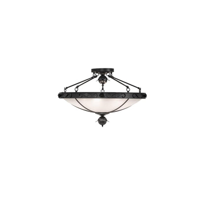 Arabesque 5 Light 32" Wide Semi-Flush Bowl Ceiling Fixture