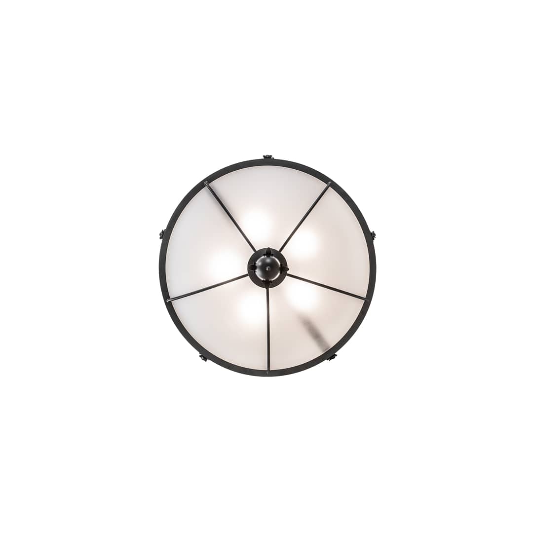 Arabesque 5 Light 32" Wide Semi-Flush Bowl Ceiling Fixture