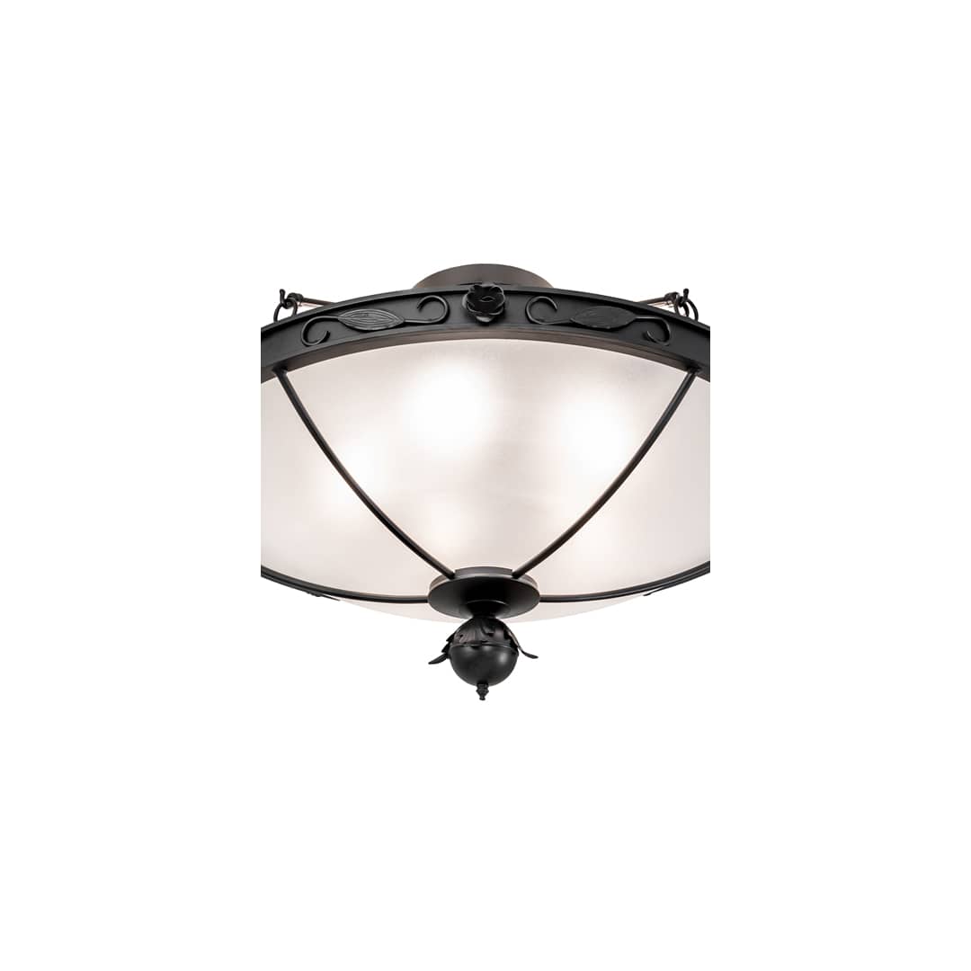 Arabesque 5 Light 32" Wide Semi-Flush Bowl Ceiling Fixture