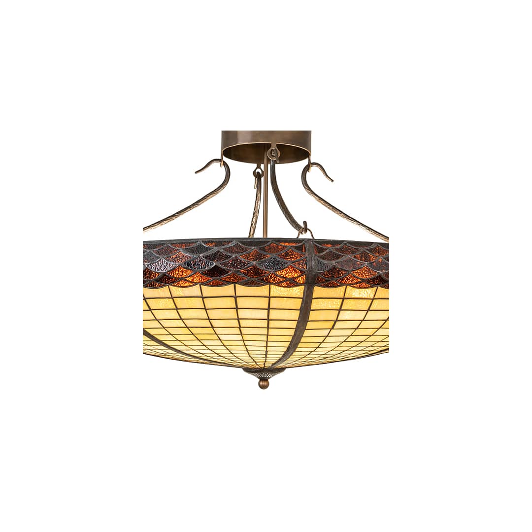 6 Light 36" Wide Pendant