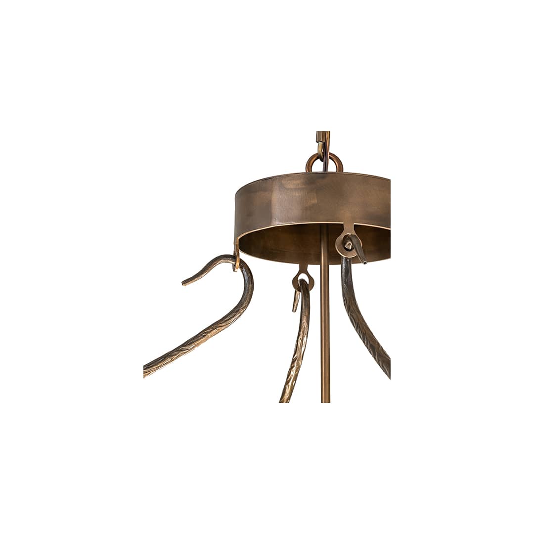 6 Light 36" Wide Pendant