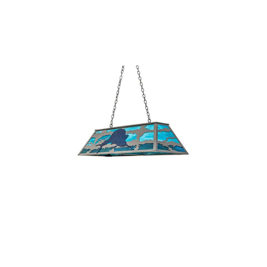 6 Light 48" Wide Linear Pendant