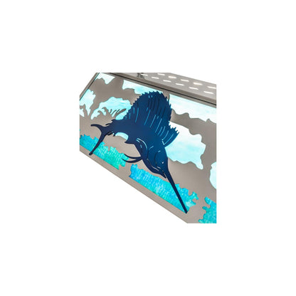 6 Light 48" Wide Linear Pendant