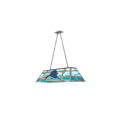 6 Light 48" Wide Linear Pendant