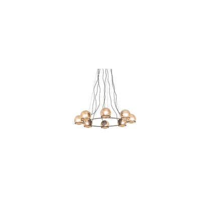8 Light 50" Wide Suspension Pendant