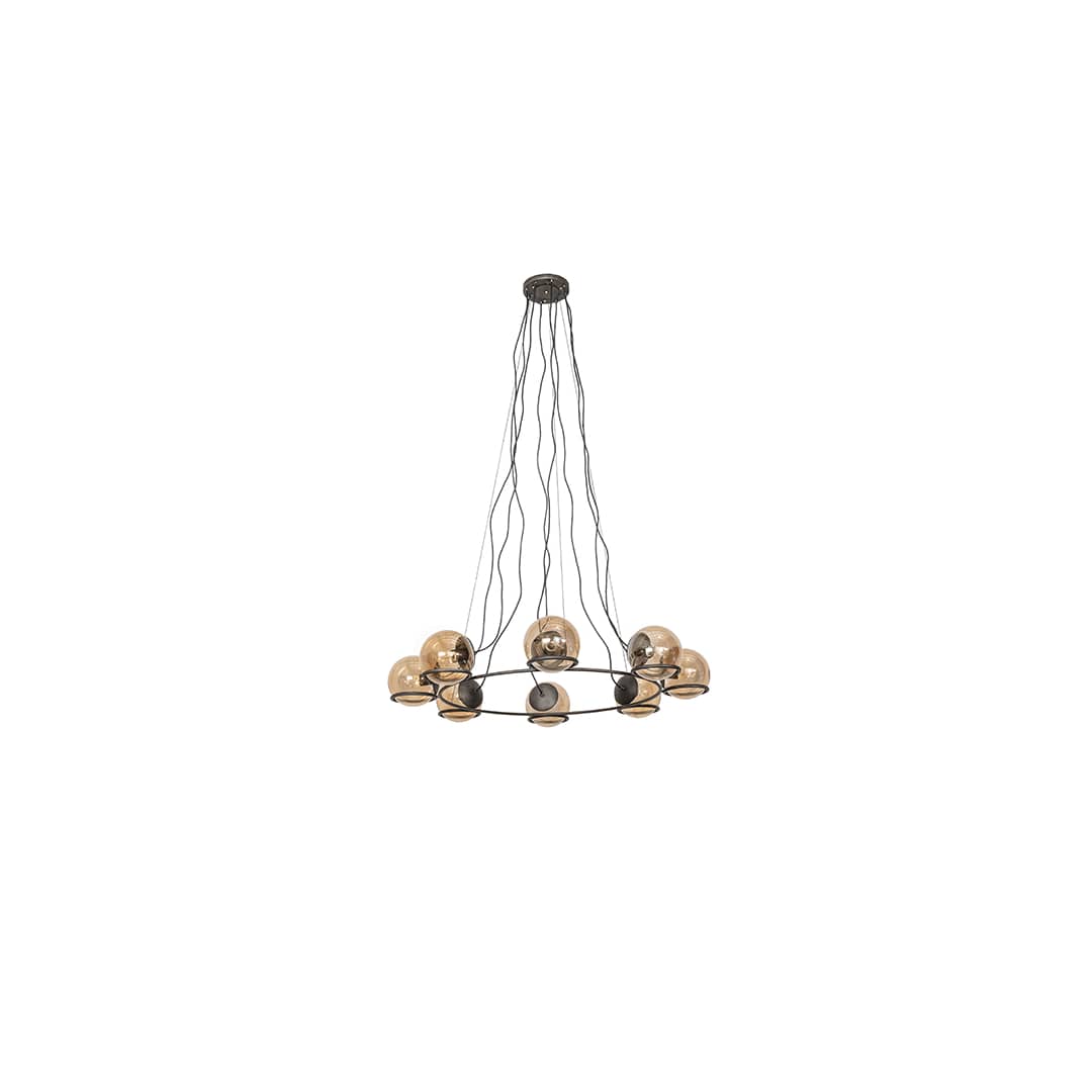 8 Light 50" Wide Suspension Pendant