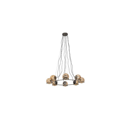 8 Light 50" Wide Suspension Pendant
