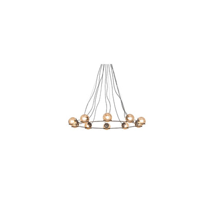 10 Light 73" Wide Suspension Pendant