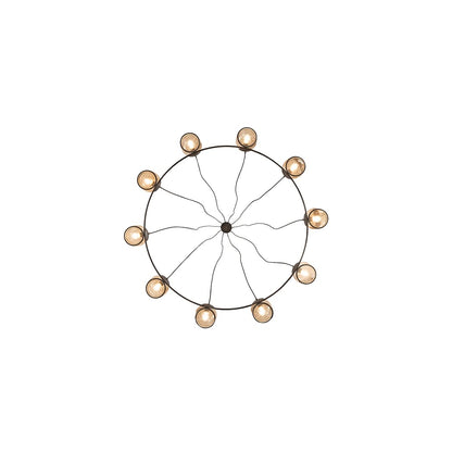 10 Light 73" Wide Suspension Pendant