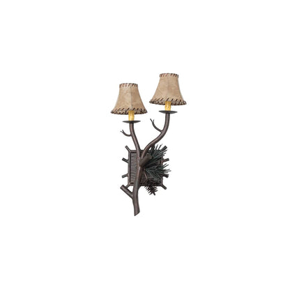 2 Light 22" Tall Wall Sconce