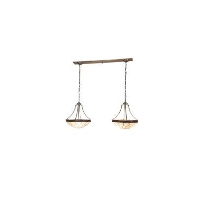 6 Light 56" Wide Linear Pendant