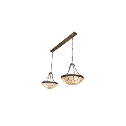 6 Light 56" Wide Linear Pendant