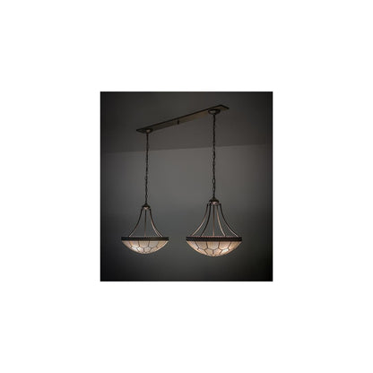 6 Light 56" Wide Linear Pendant