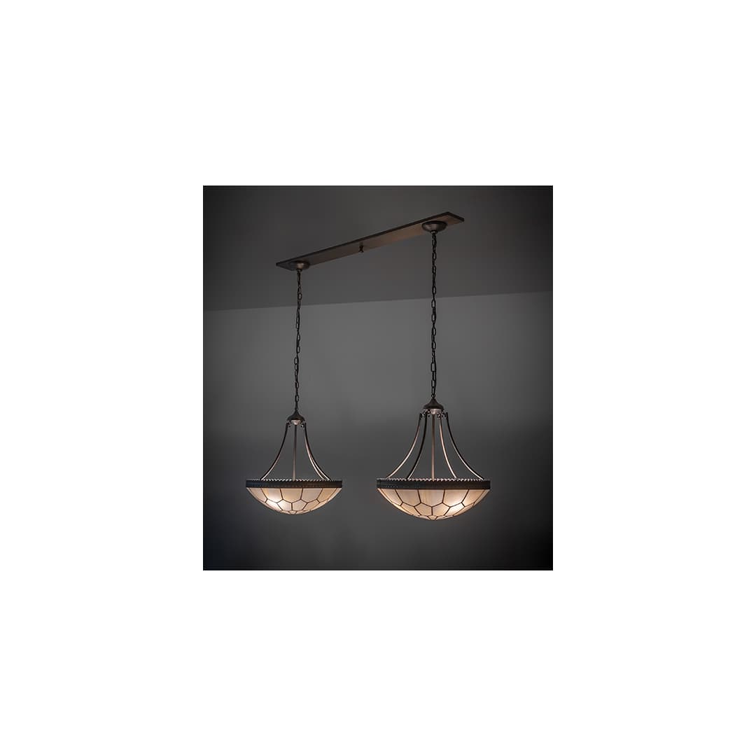 6 Light 56" Wide Linear Pendant