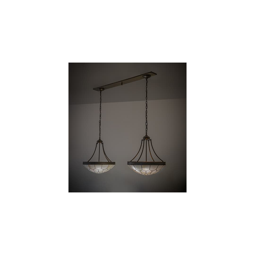 6 Light 56" Wide Linear Pendant
