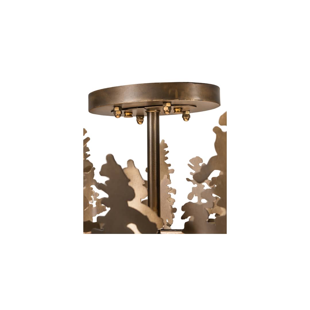 Tall Pines 6 Light 48" Wide Semi-Flush Ceiling Fixture