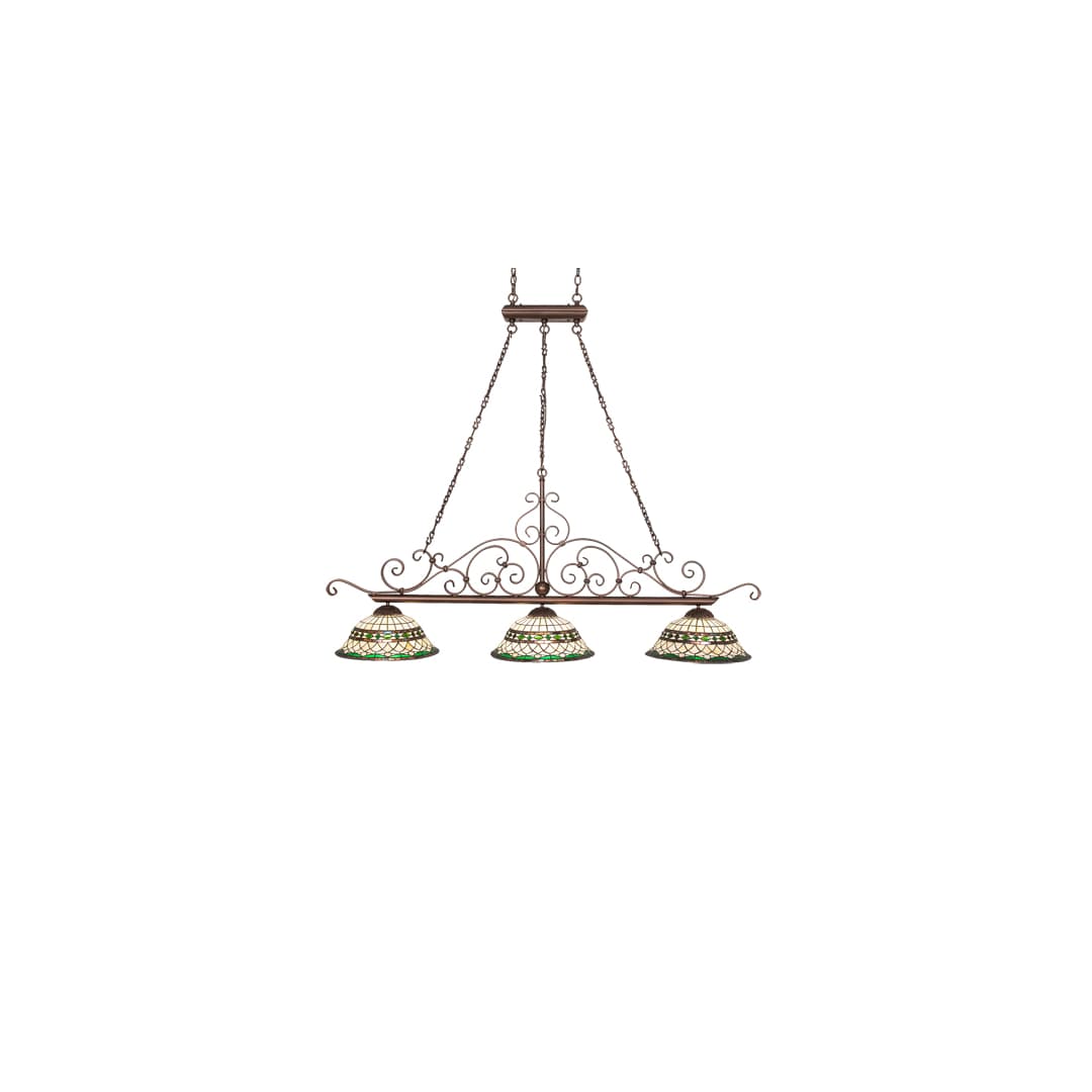 3 Light 67" Wide Linear Pendant