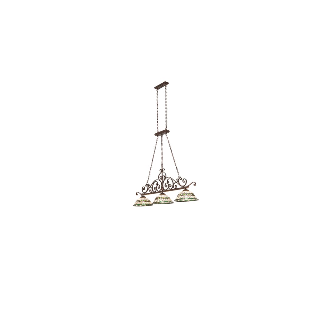 3 Light 67" Wide Linear Pendant