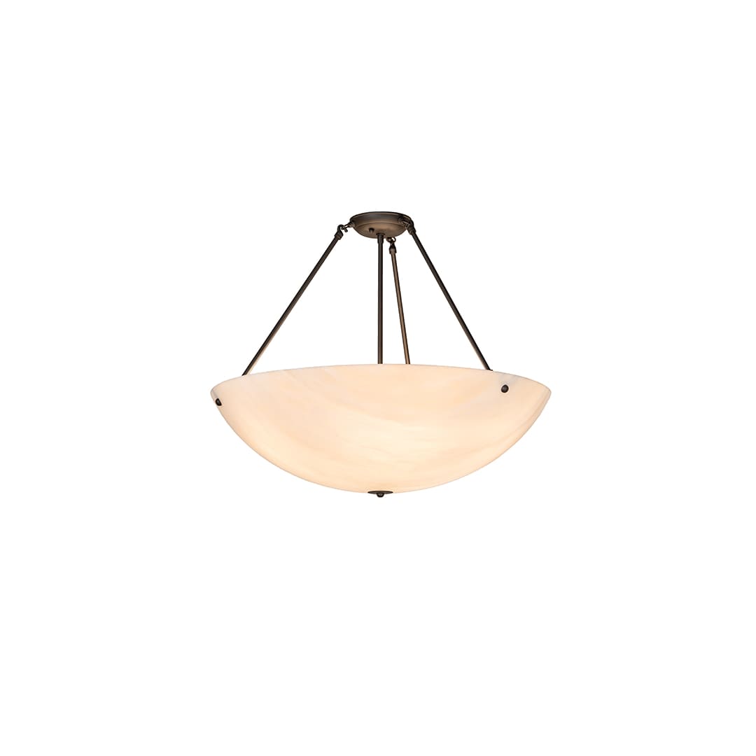 Cypola 5 Light 27" Wide Semi-Flush Bowl Ceiling Fixture