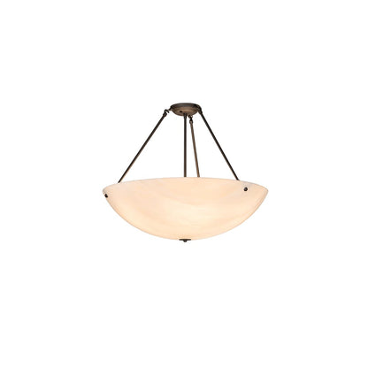 Cypola 5 Light 27" Wide Semi-Flush Bowl Ceiling Fixture