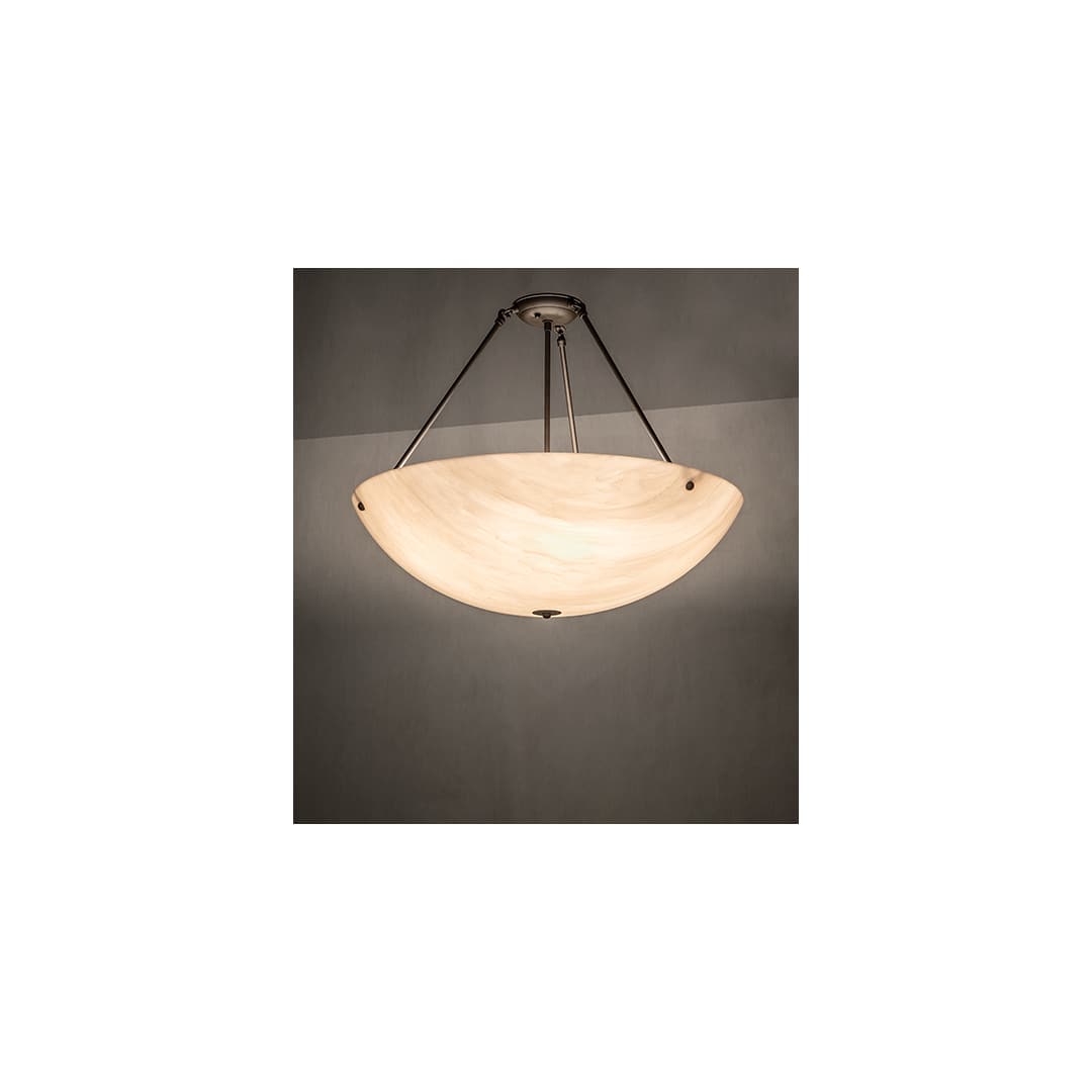 Cypola 5 Light 27" Wide Semi-Flush Bowl Ceiling Fixture