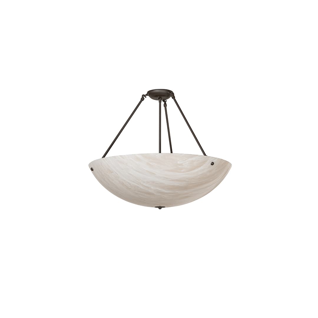 Cypola 5 Light 27" Wide Semi-Flush Bowl Ceiling Fixture