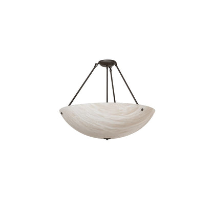 Cypola 5 Light 27" Wide Semi-Flush Bowl Ceiling Fixture