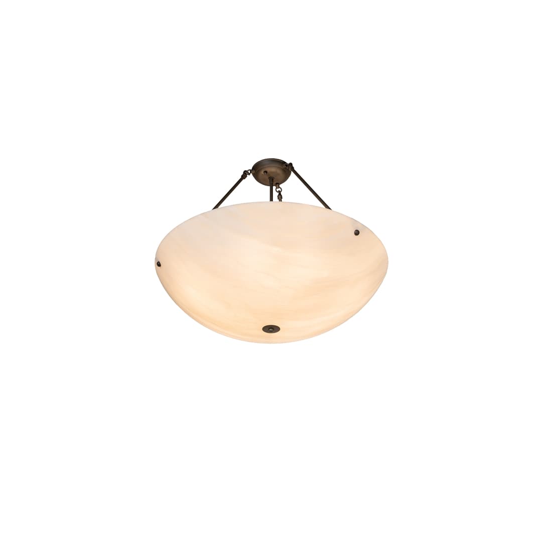 Cypola 5 Light 27" Wide Semi-Flush Bowl Ceiling Fixture