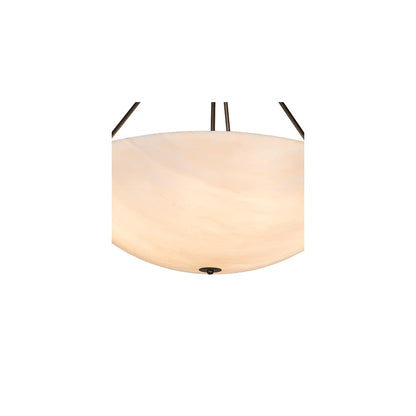 Cypola 5 Light 27" Wide Semi-Flush Bowl Ceiling Fixture