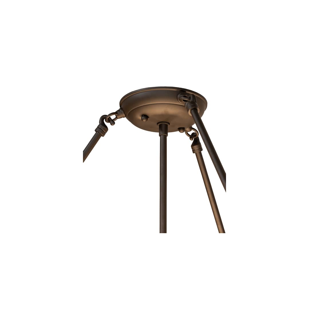 Cypola 5 Light 27" Wide Semi-Flush Bowl Ceiling Fixture